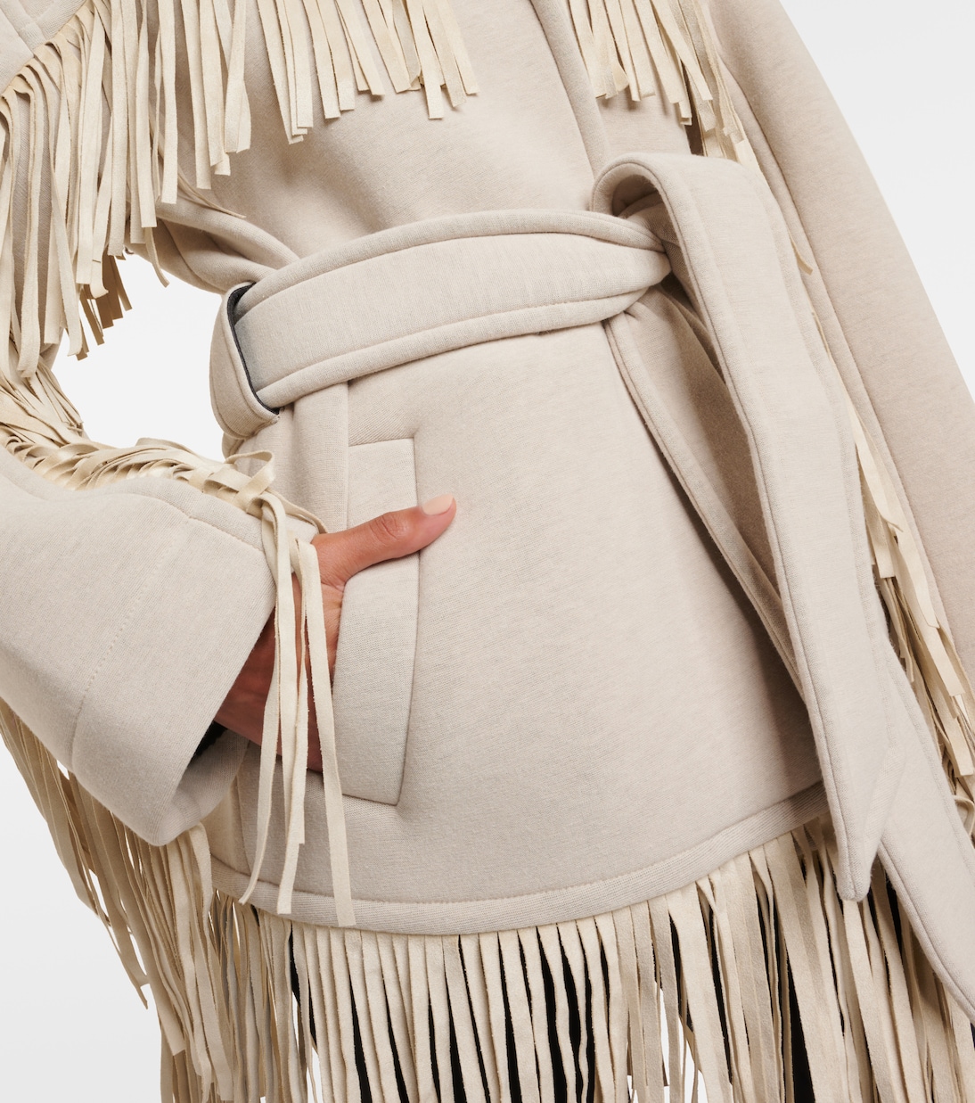 Chaqueta con flecos | Goldbergh