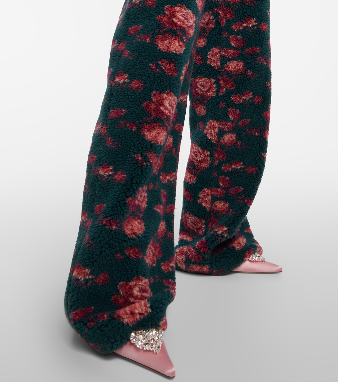 Pantaloni regular in shearling | Magda Butrym