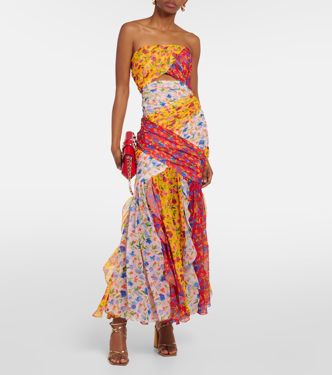 Bedrucktes Maxikleid | Carolina Herrera