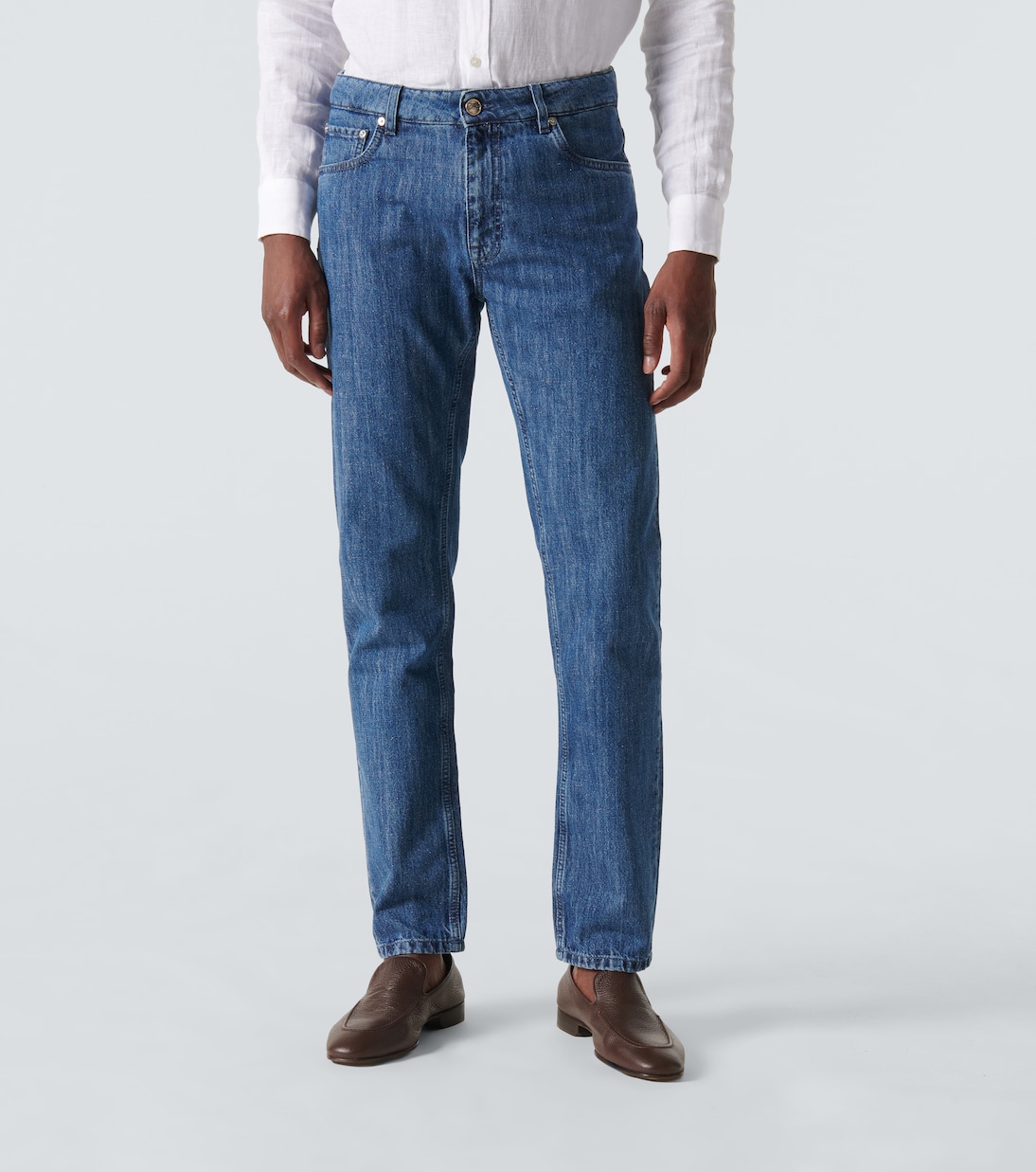 Jeans rectos de tiro bajo | Etro