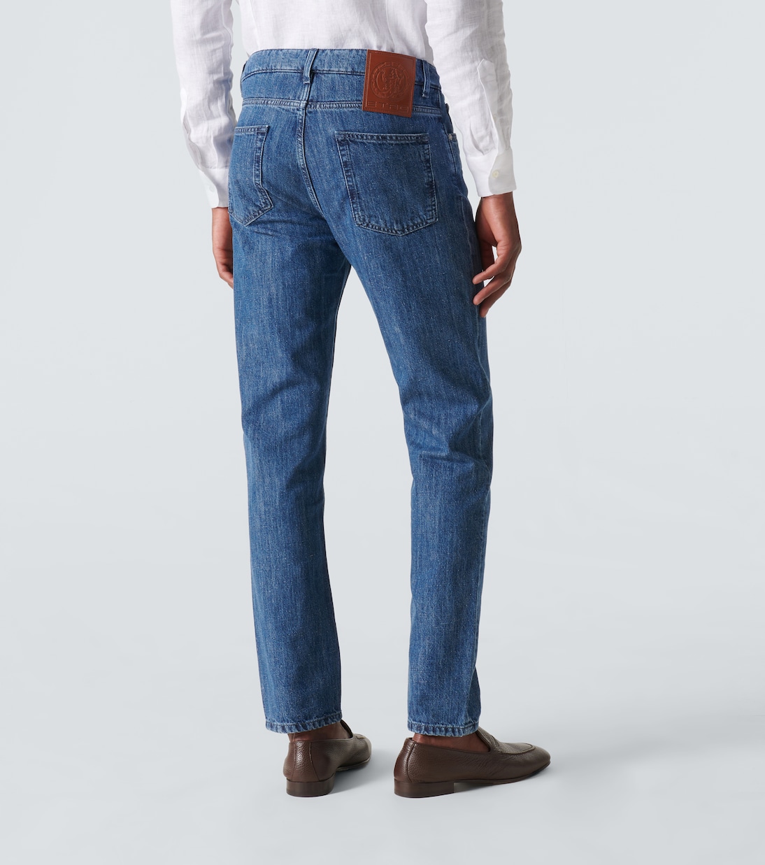 Jeans rectos de tiro bajo | Etro