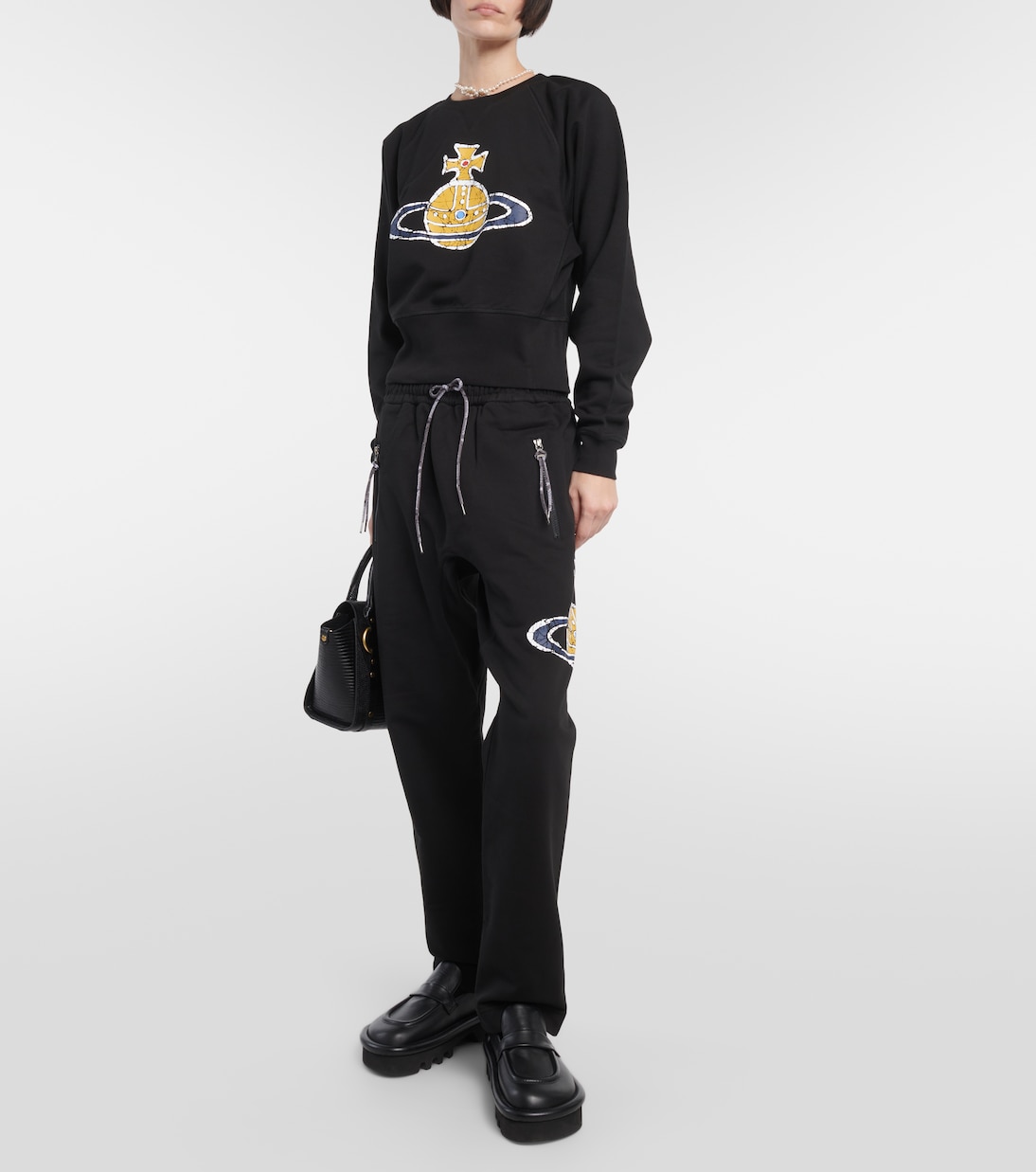 Cotton sweatshirt in black - Vivienne Westwood | Mytheresa