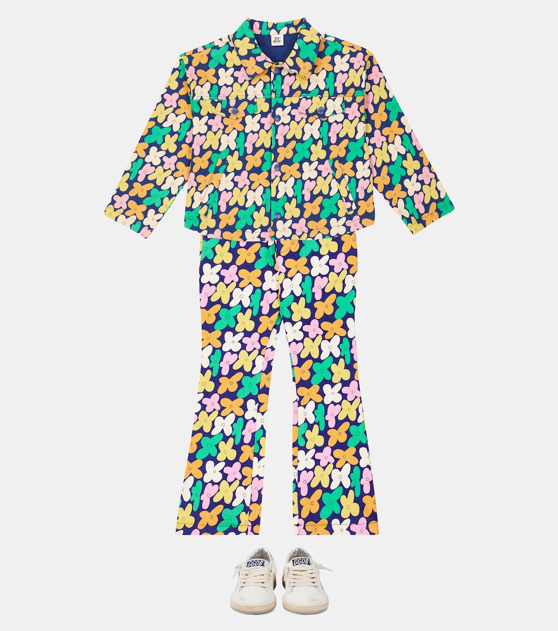 Veste Flower en coton mélangé | Jellymallow
