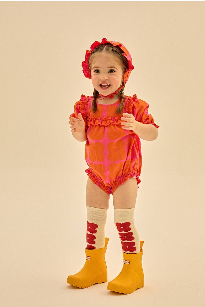 Bebé - set Clover de mono y gorro de algodón | Jellymallow