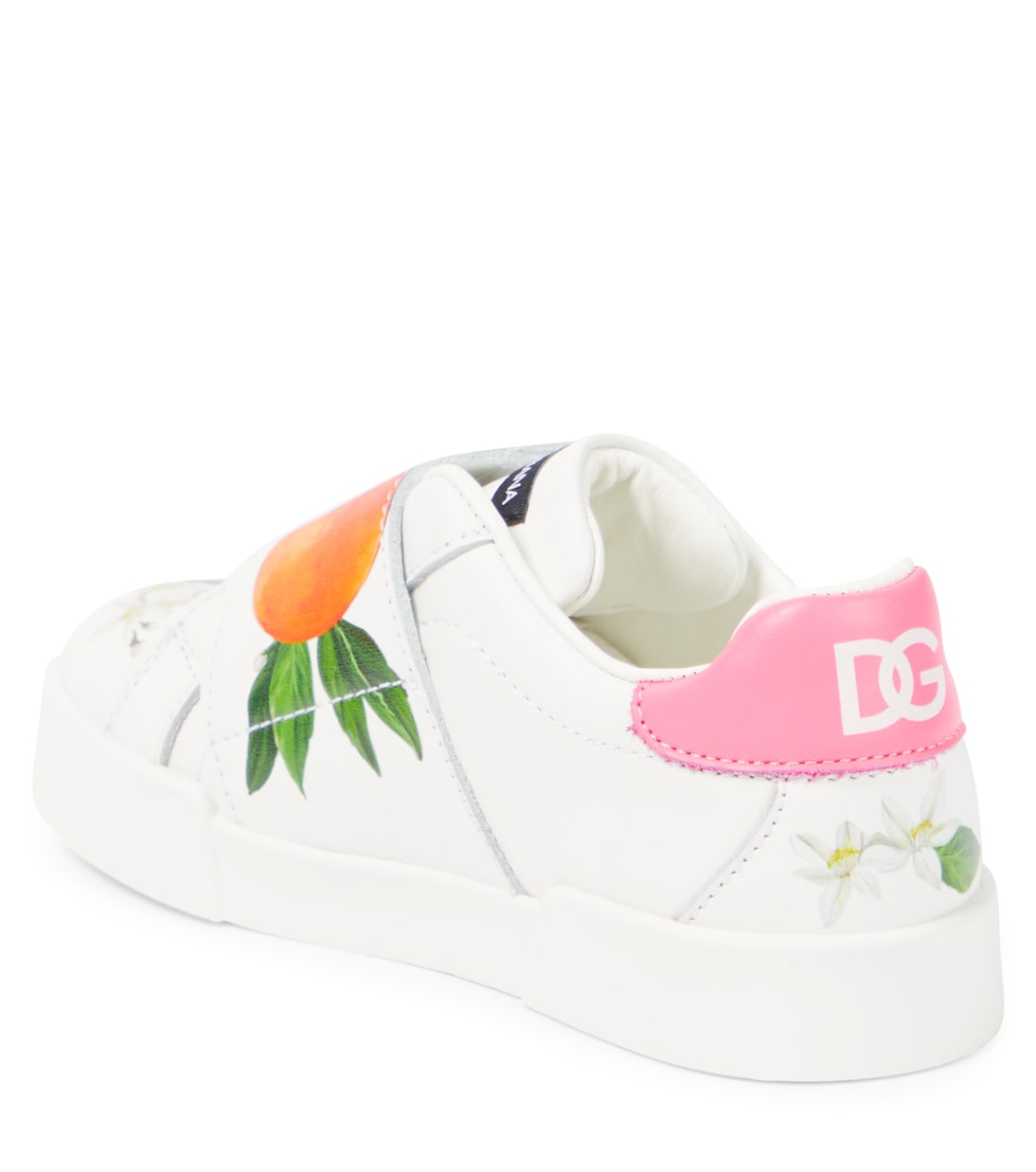 Sneakers in pelle con stampa | Dolce&Gabbana Kids