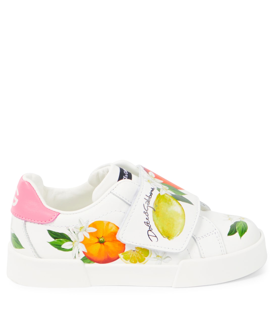 Sneakers in pelle con stampa | Dolce&Gabbana Kids