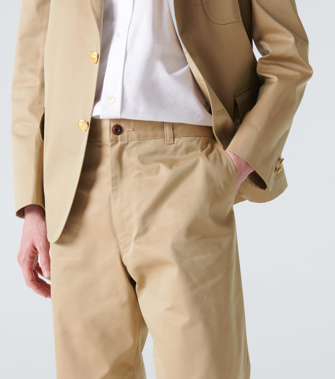 X Brooks Brothers Chinohose aus Gabardine | Junya Watanabe