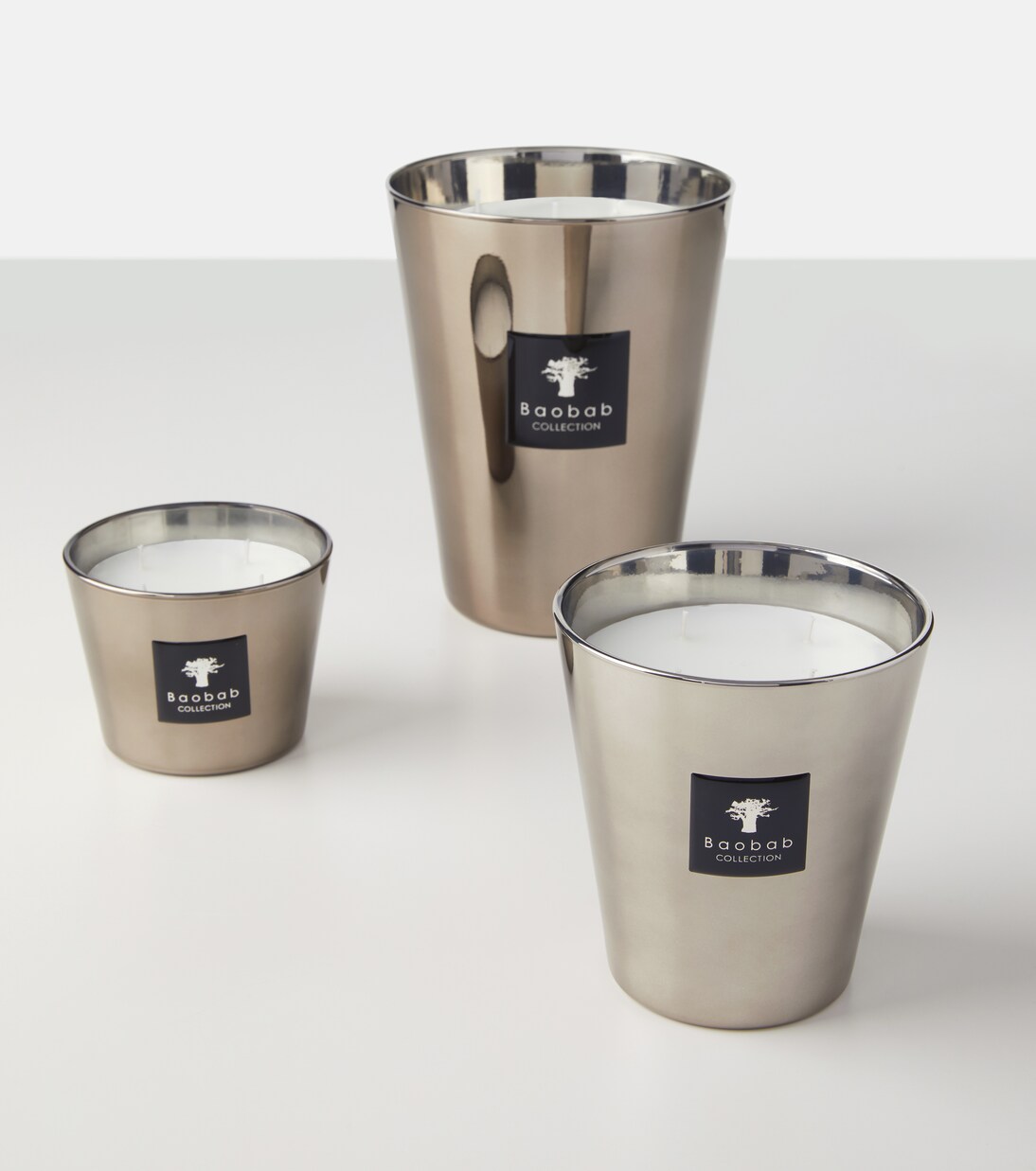 Candela profumata Les Exclusives Platinum piccola | Baobab Collection