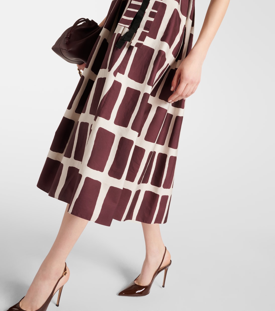 Robe midi imprimée en coton | 'S Max Mara