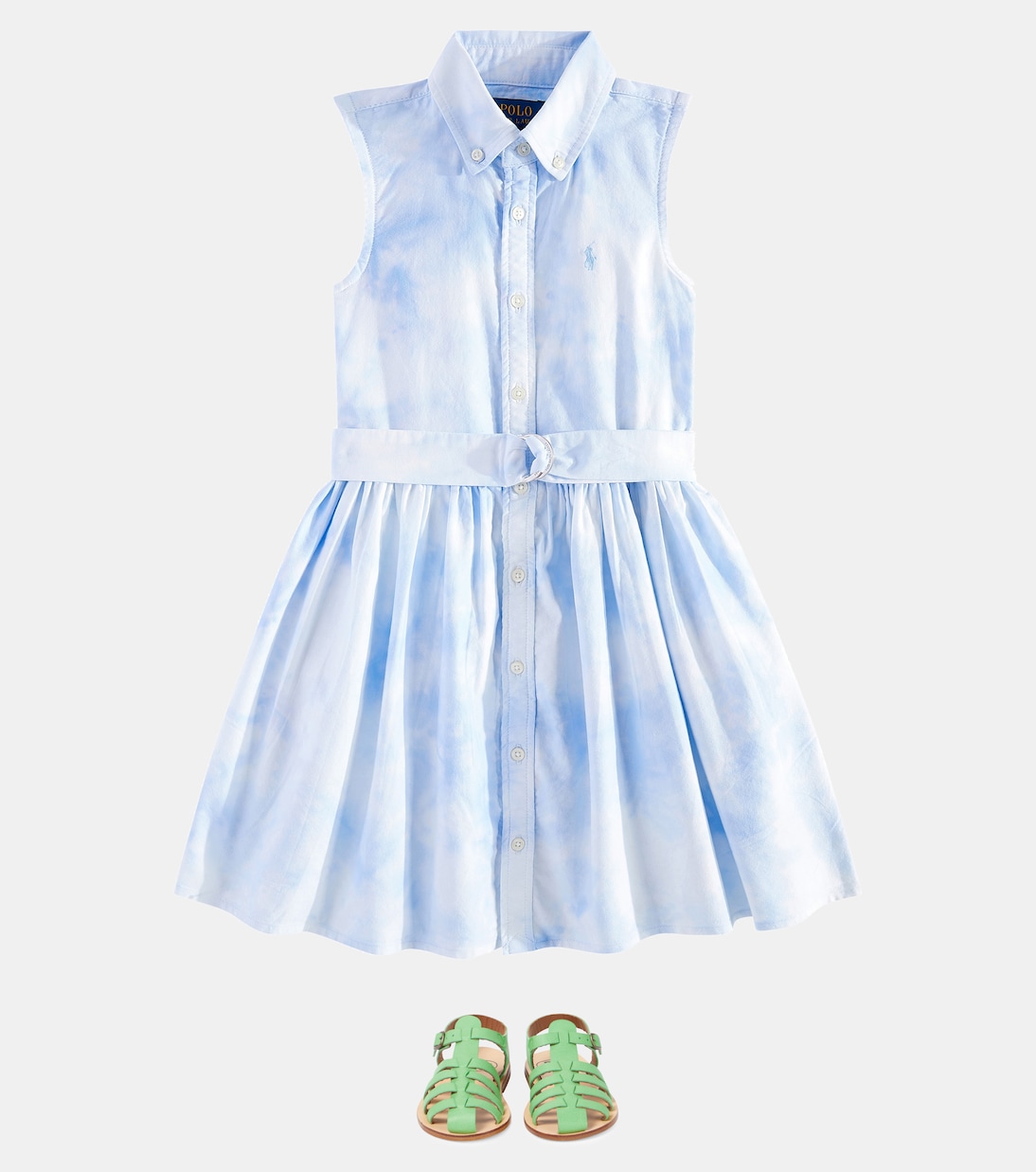 Abito in cotone tie-dye | Polo Ralph Lauren Kids
