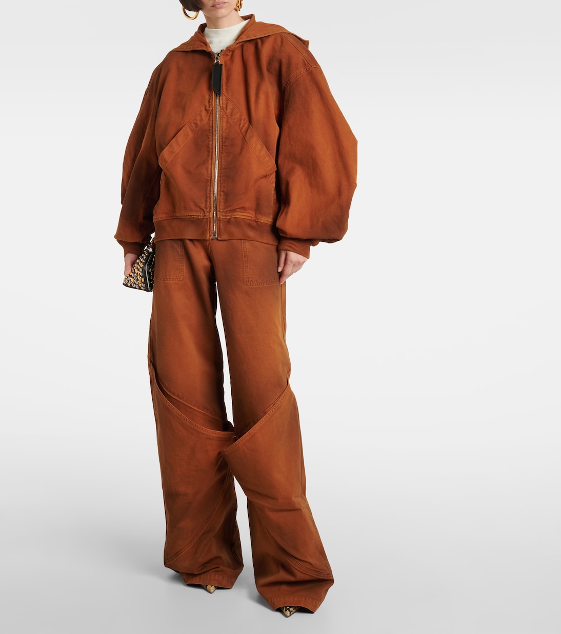 Jeans a gamba larga oversize | The Attico