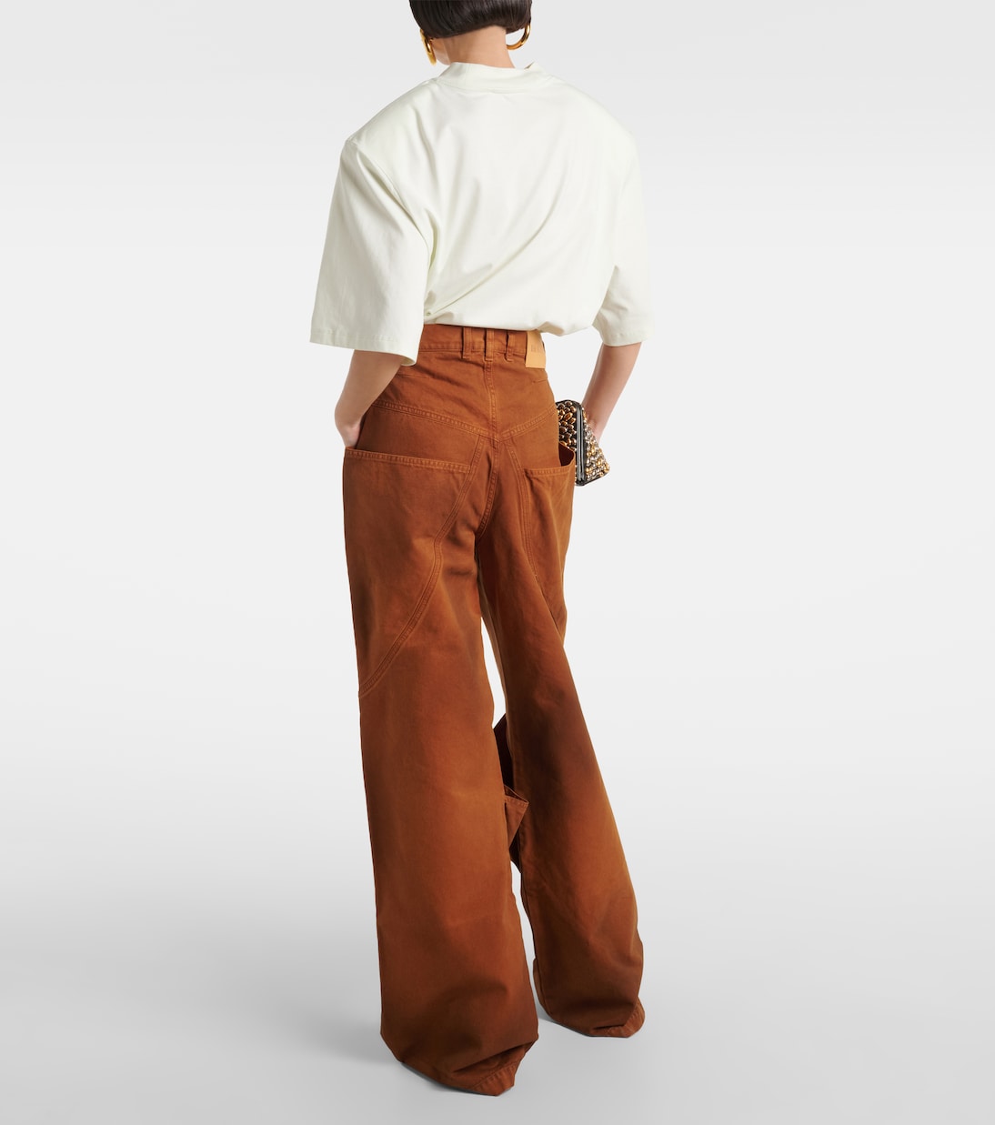 Jeans a gamba larga oversize | The Attico