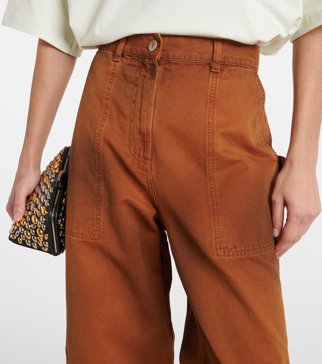 Jeans a gamba larga oversize | The Attico