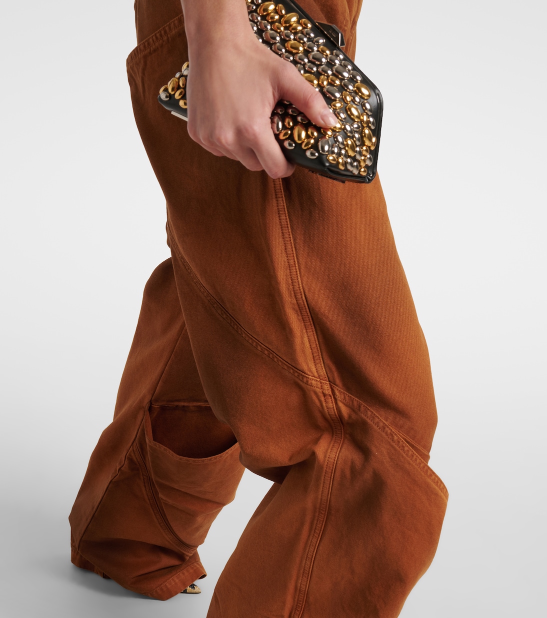 Jeans a gamba larga oversize | The Attico