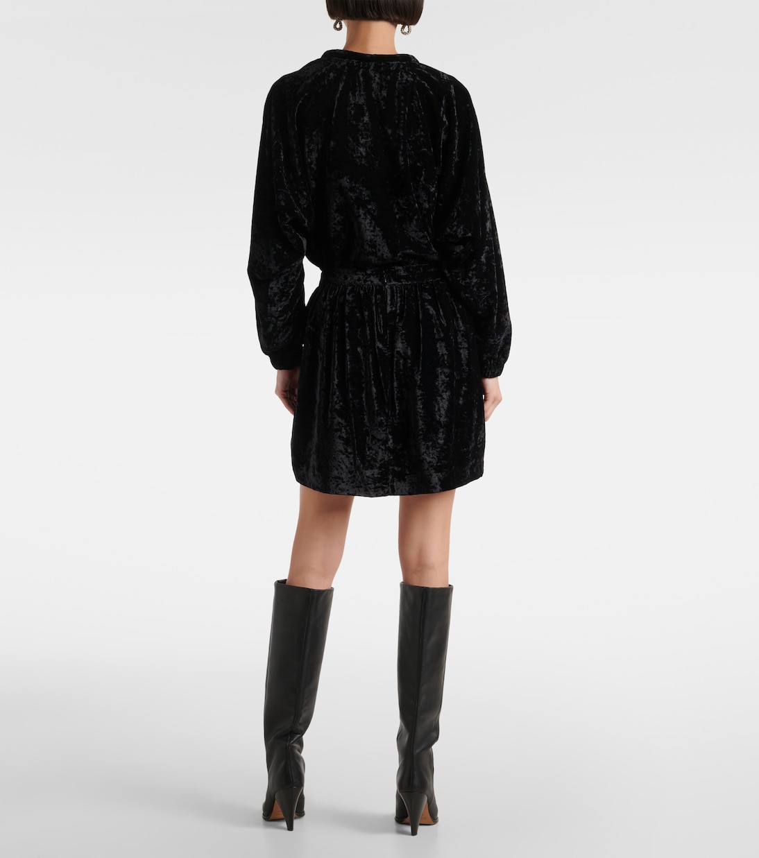 Falda Lashay de terciopelo | Isabel Marant