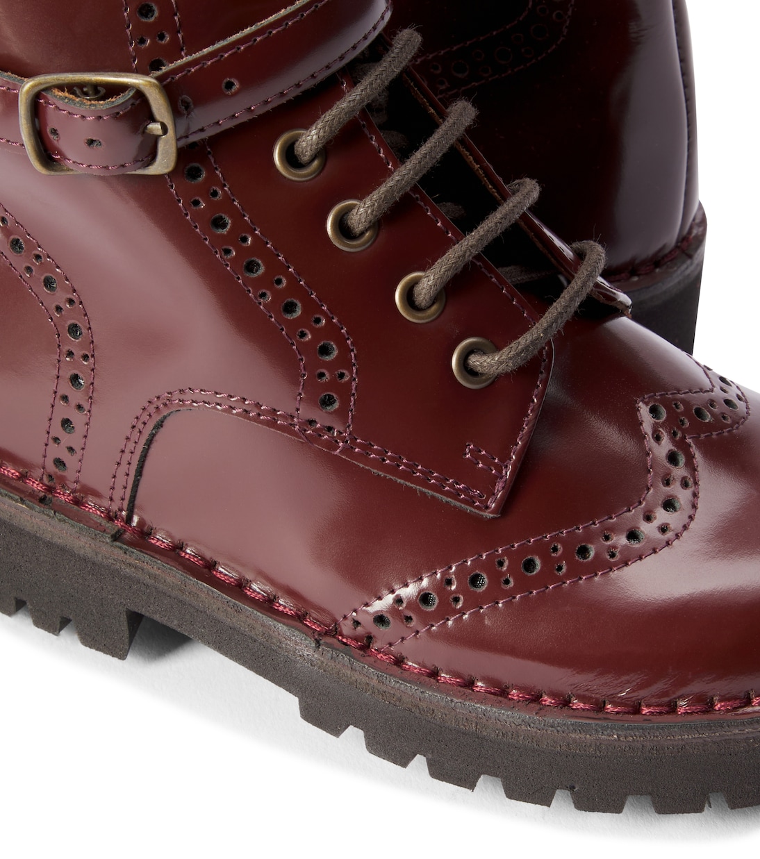 Brushed leather lace-up boots | PèPè