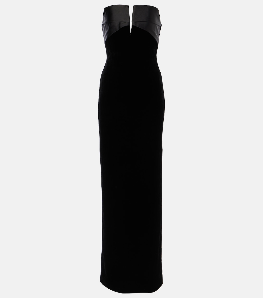 Abito lungo in velluto | Roland Mouret