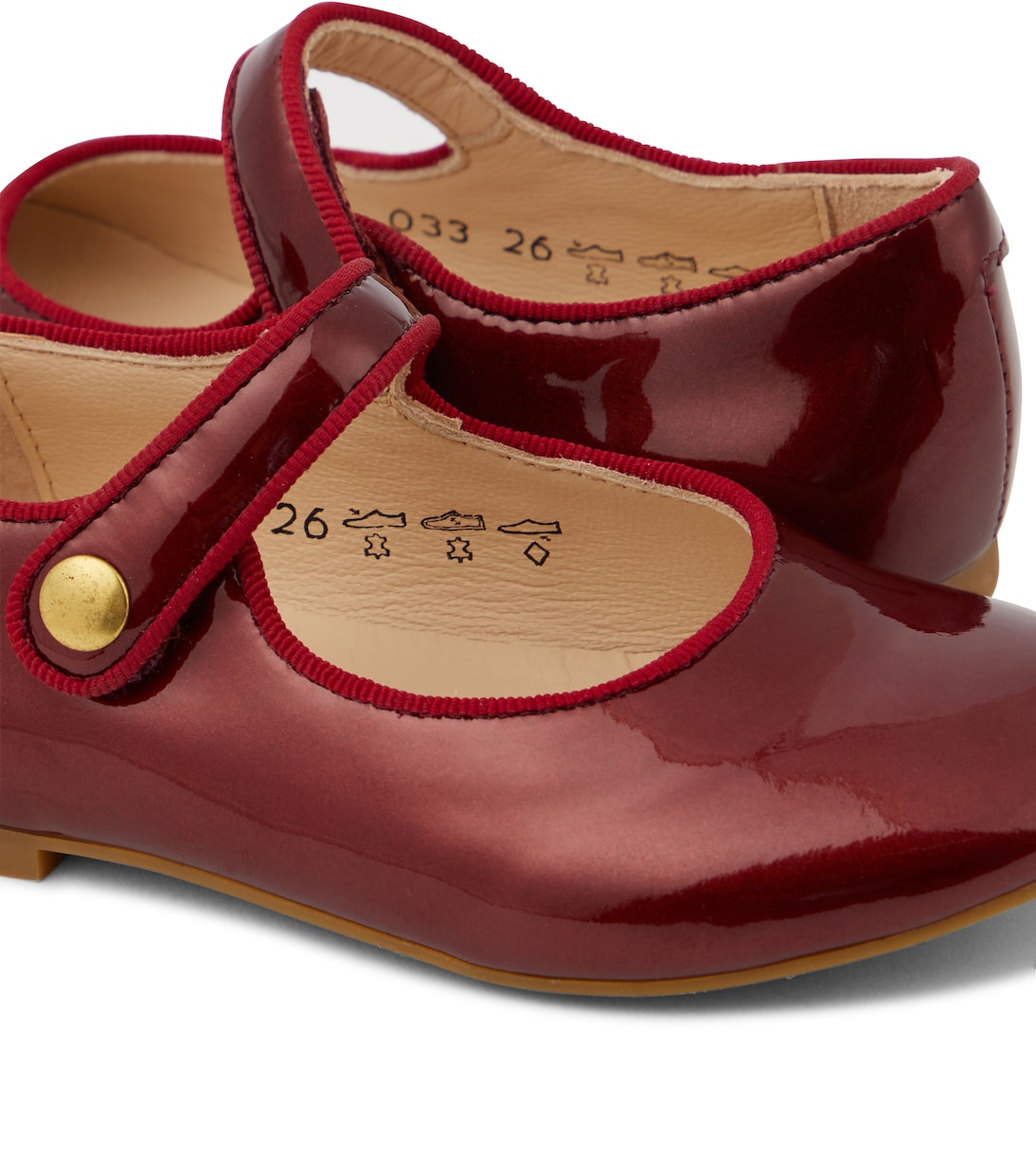 Ballerine Mary Jane Daisy Baby in vernice | Pom d'Api
