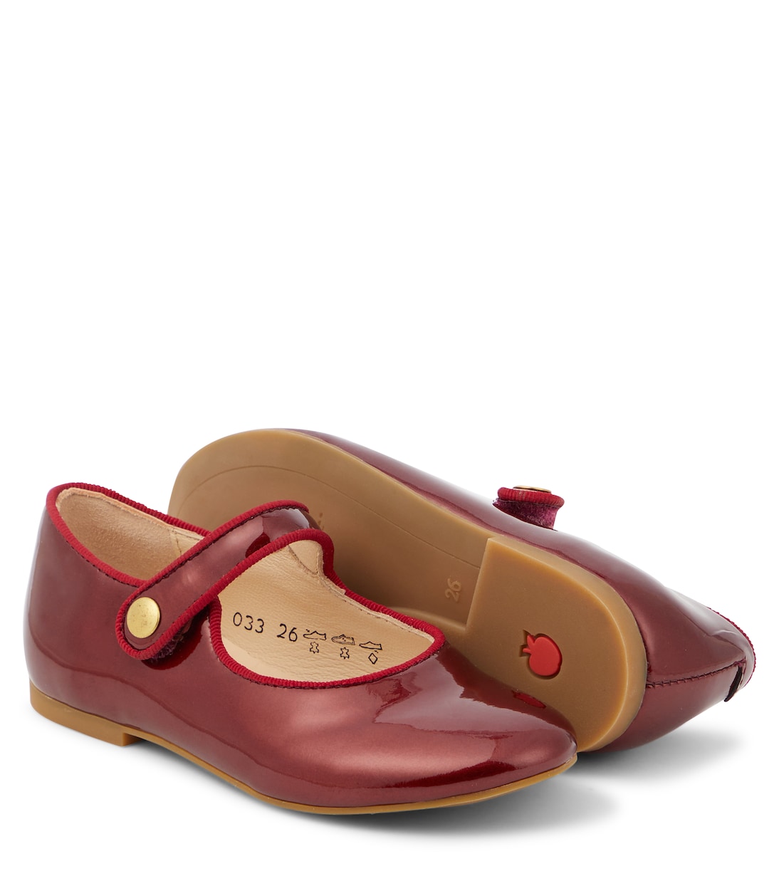Ballerine Mary Jane Daisy Baby in vernice | Pom d'Api