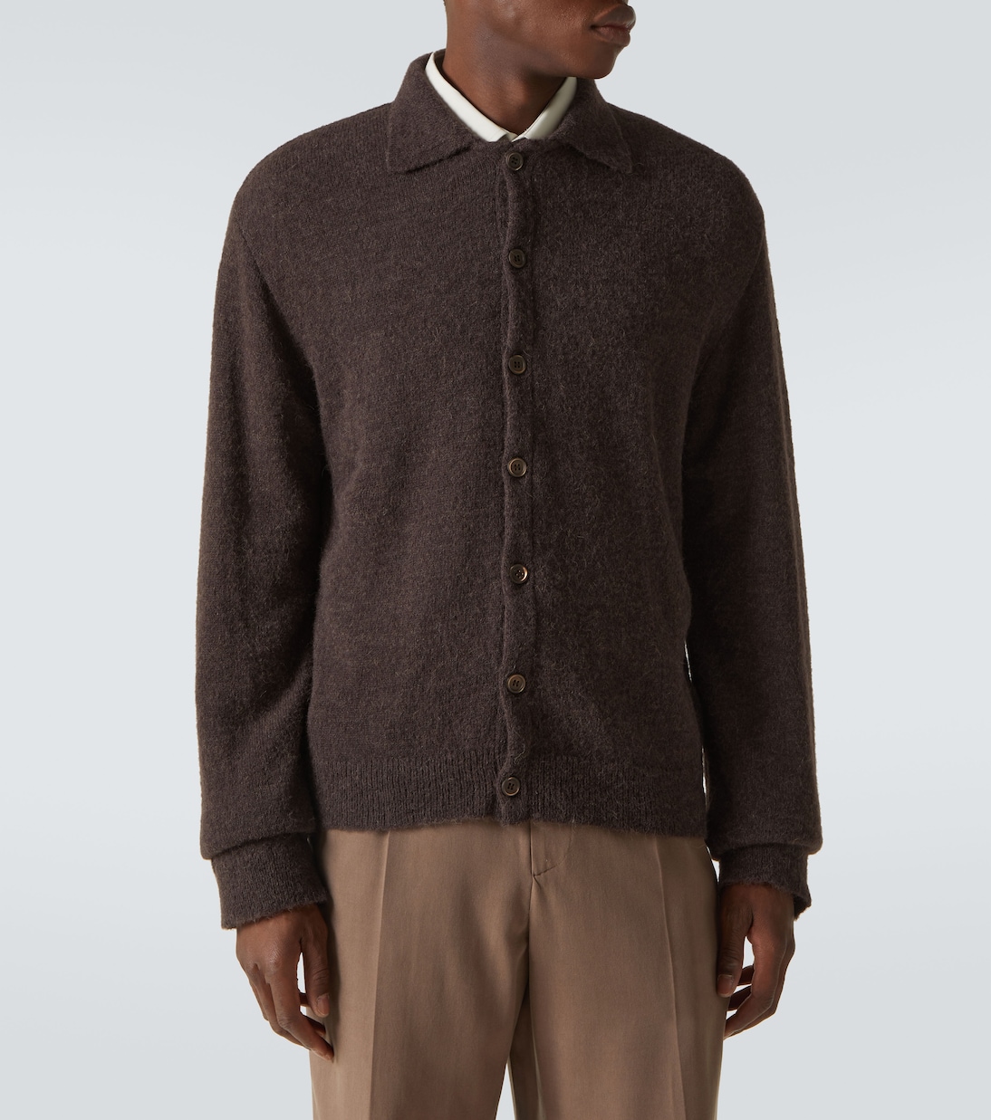 Cardigan Evening Polo in misto alpaca | Our Legacy