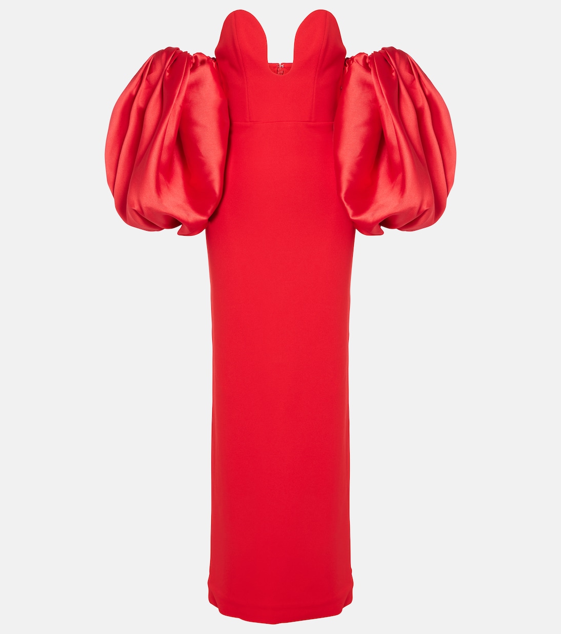 Robe longue Karina en crêpe  | Solace London