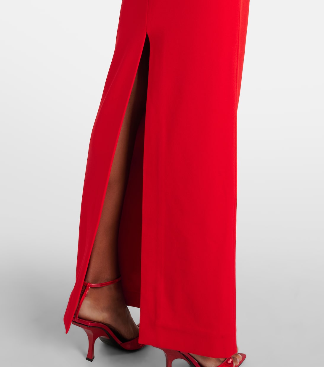 Robe longue Karina en crêpe  | Solace London