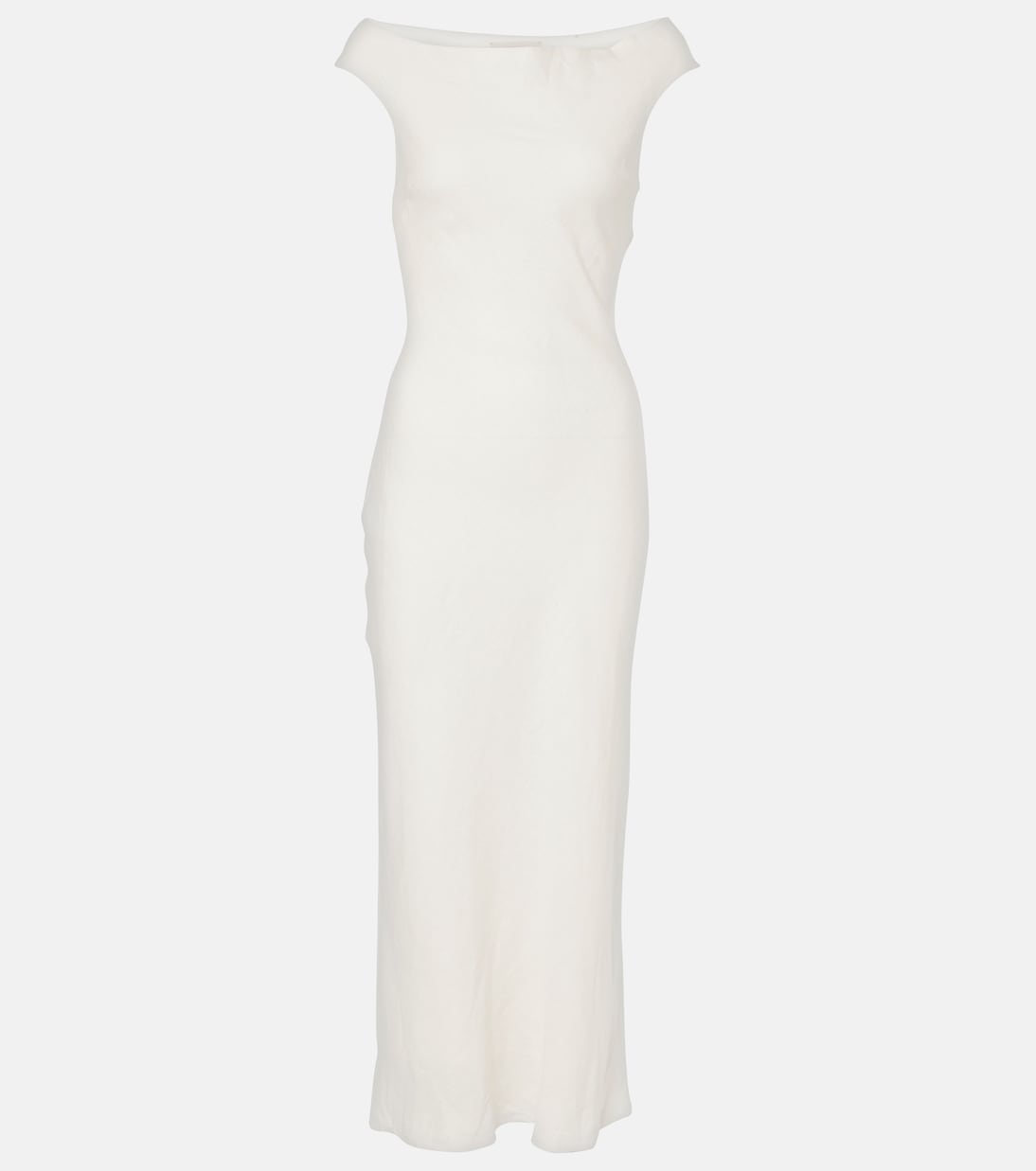 Off-Shoulder-Maxikleid Ilride aus Leinen | Faithfull