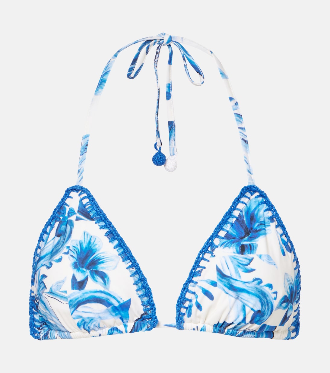 Top bikini a triangolo con stampa | Farm Rio