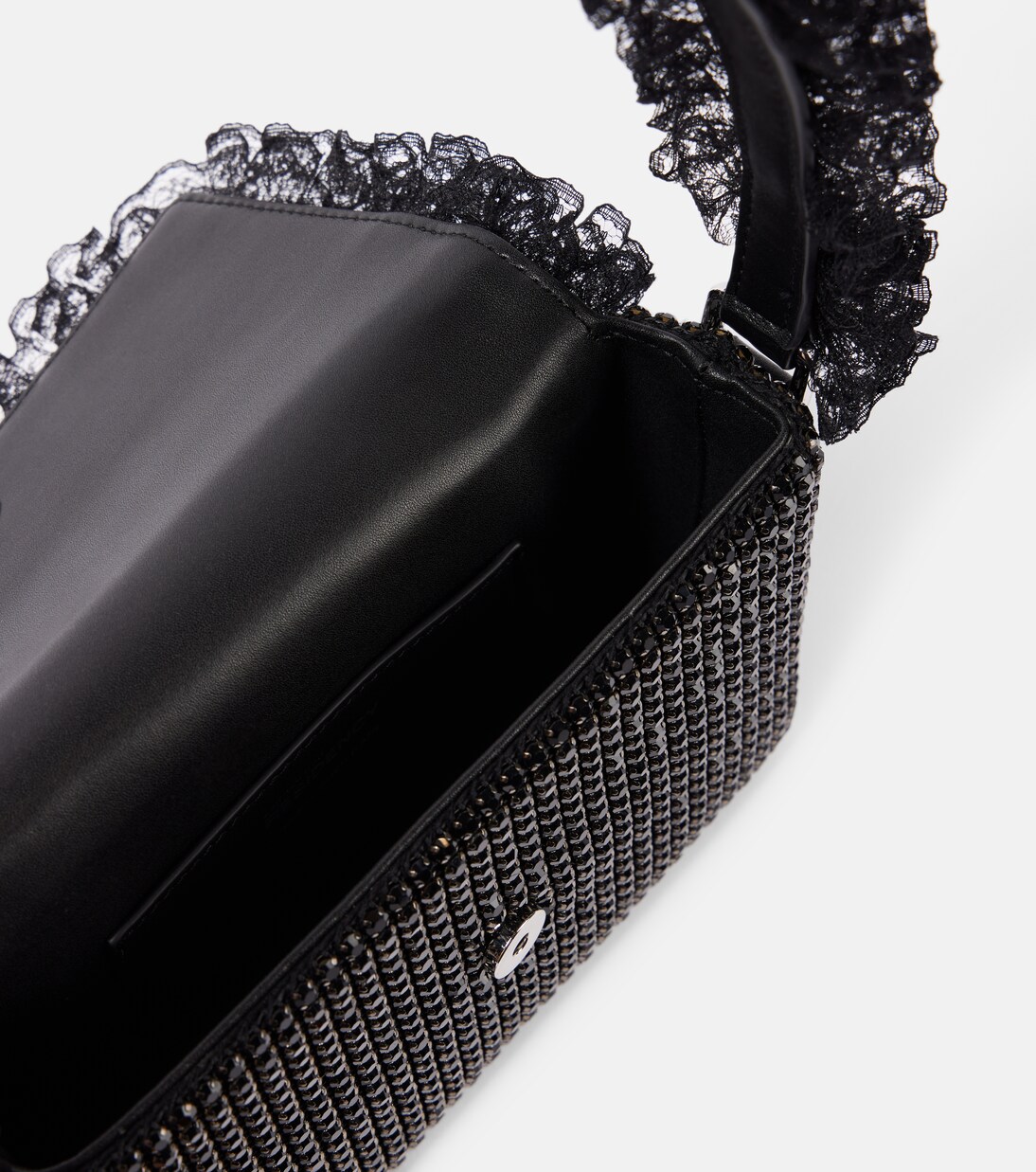 【送料&関税込】self-portrait Embellished Hand Bag Self-Portrait Bow Micro embellished tote bag Self-Portrait