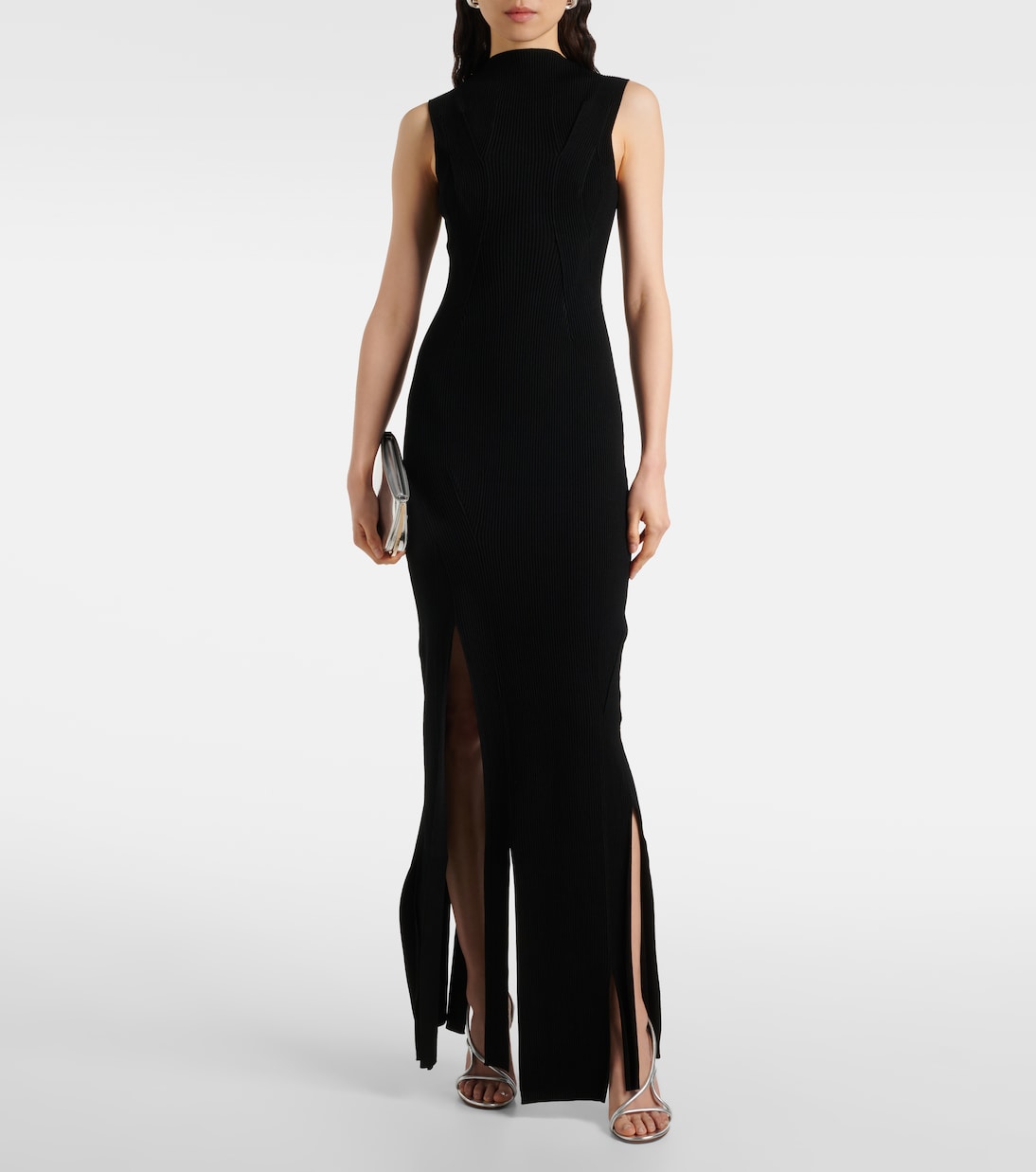 Abito lungo in maglia | Victoria Beckham