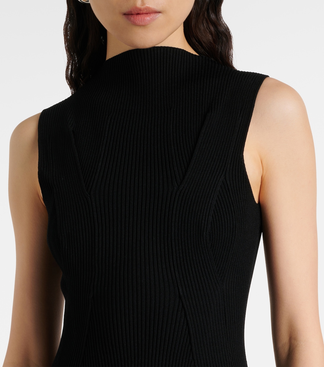 Abito lungo in maglia | Victoria Beckham