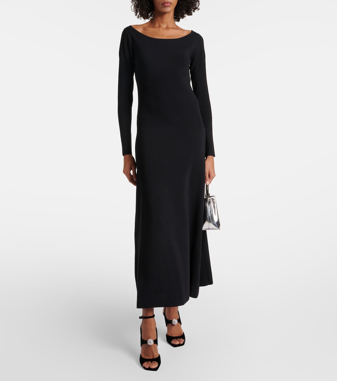 Sandali Orb 95 in velluto con cristalli | Jimmy Choo