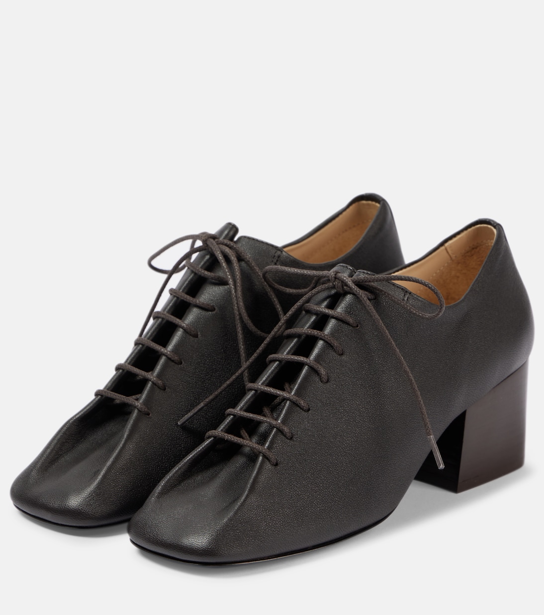 Stringate Souris in pelle | Lemaire