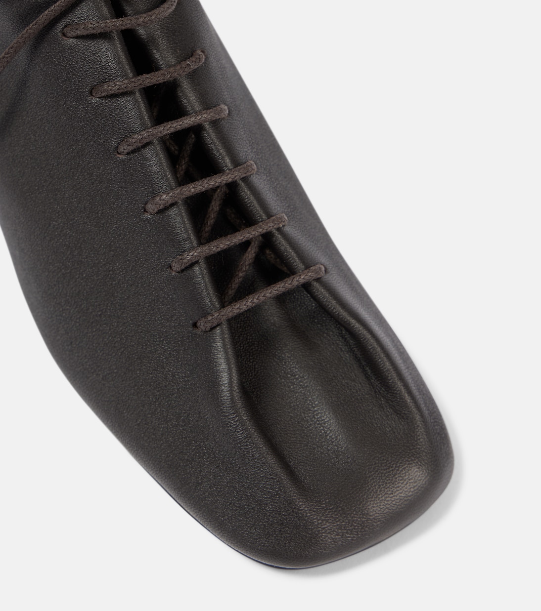 Stringate Souris in pelle | Lemaire