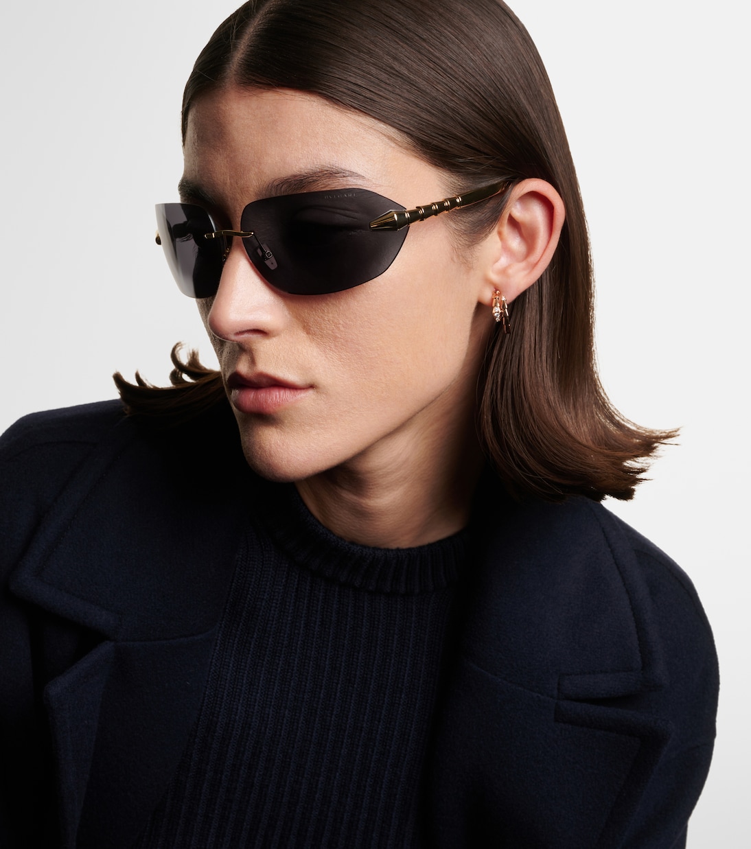 Occhiali da sole squadrati Serpenti | Bvlgari