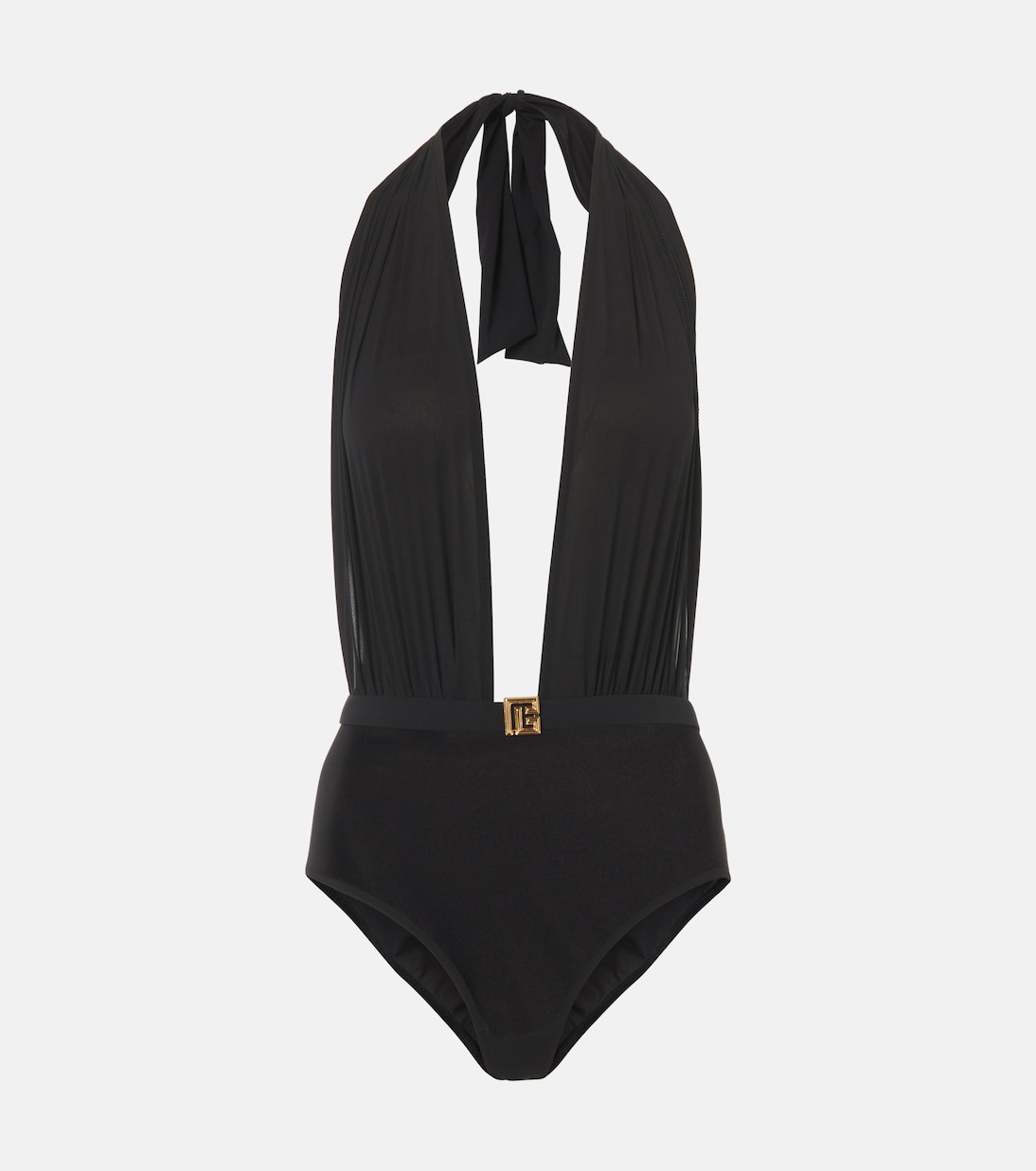 Costume intero con scollo all’americana | Balmain