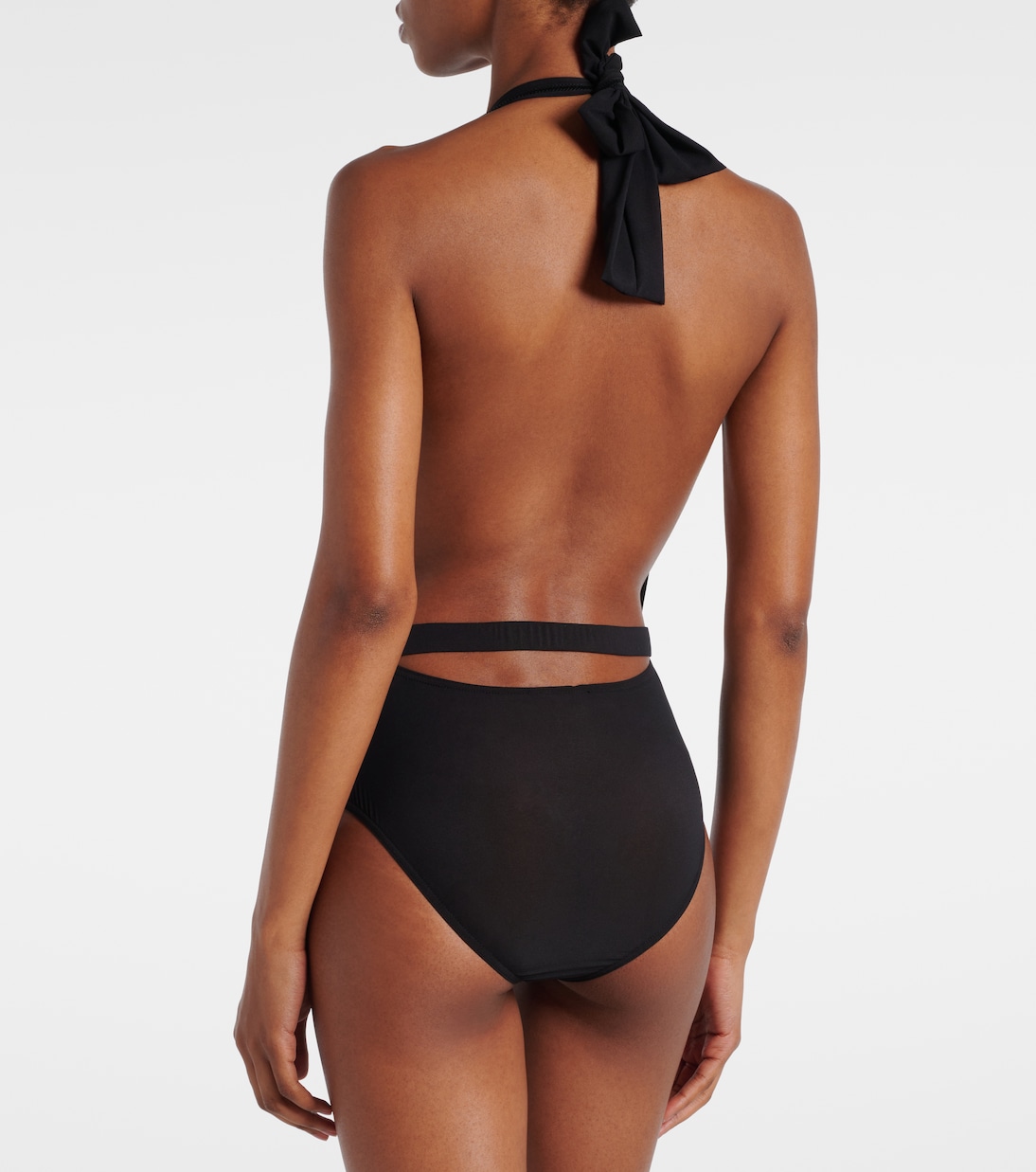 Costume intero con scollo all’americana | Balmain