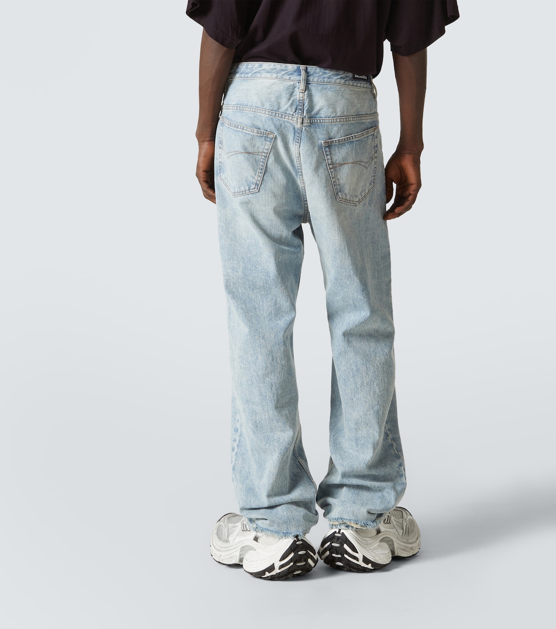 Jeans rectos de tiro medio | Balenciaga