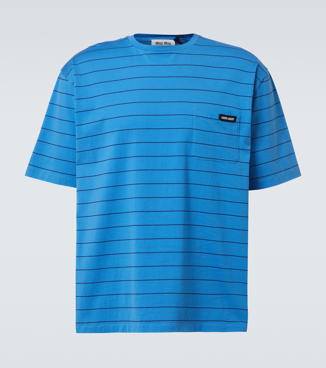 T-Shirt aus Baumwoll-Jersey | Miu Miu