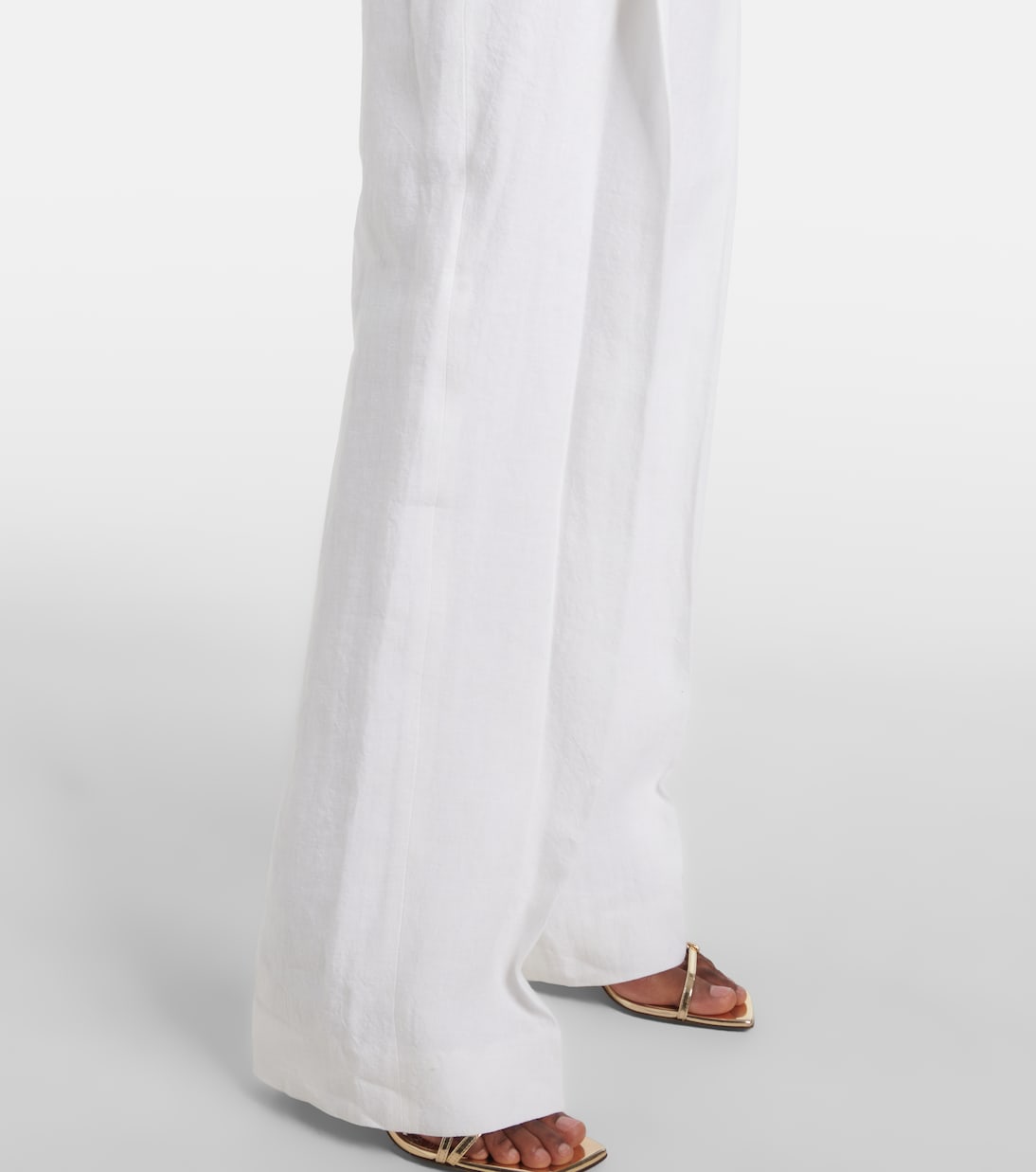 Pantaloni a gamba larga Gabrielle in lino | Tove