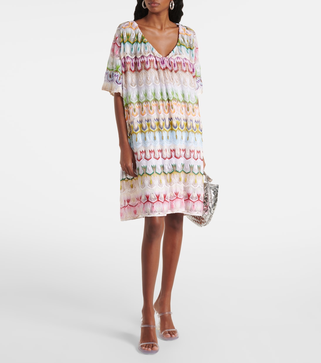 Abito corto in crochet | Missoni