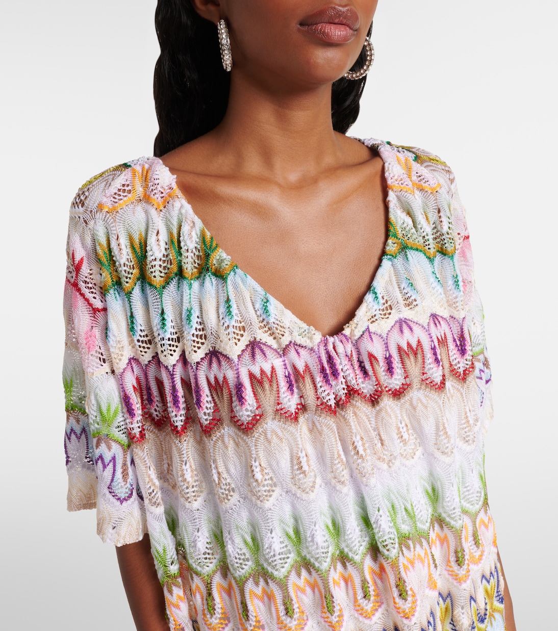 Abito corto in crochet | Missoni