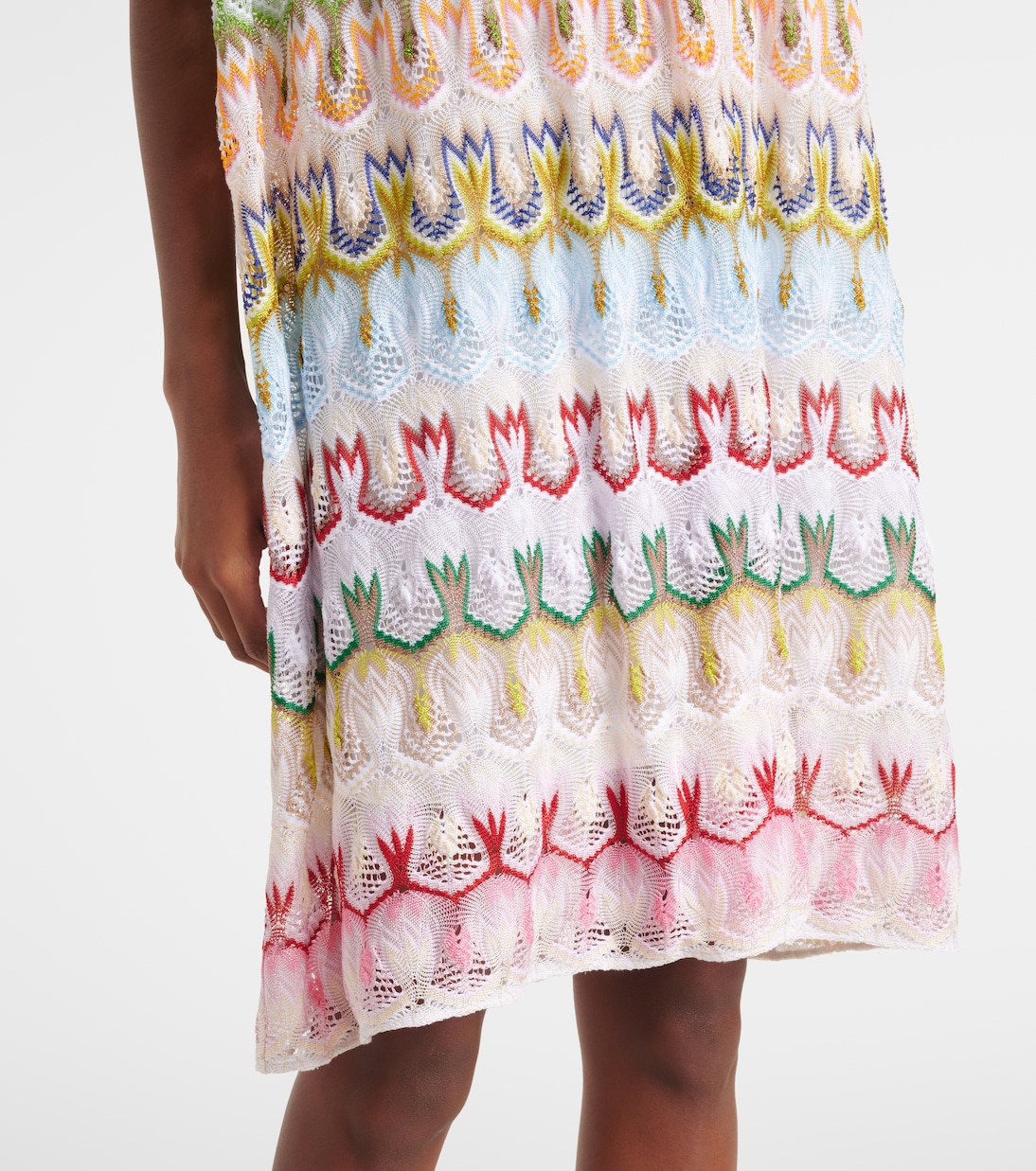 Abito corto in crochet | Missoni