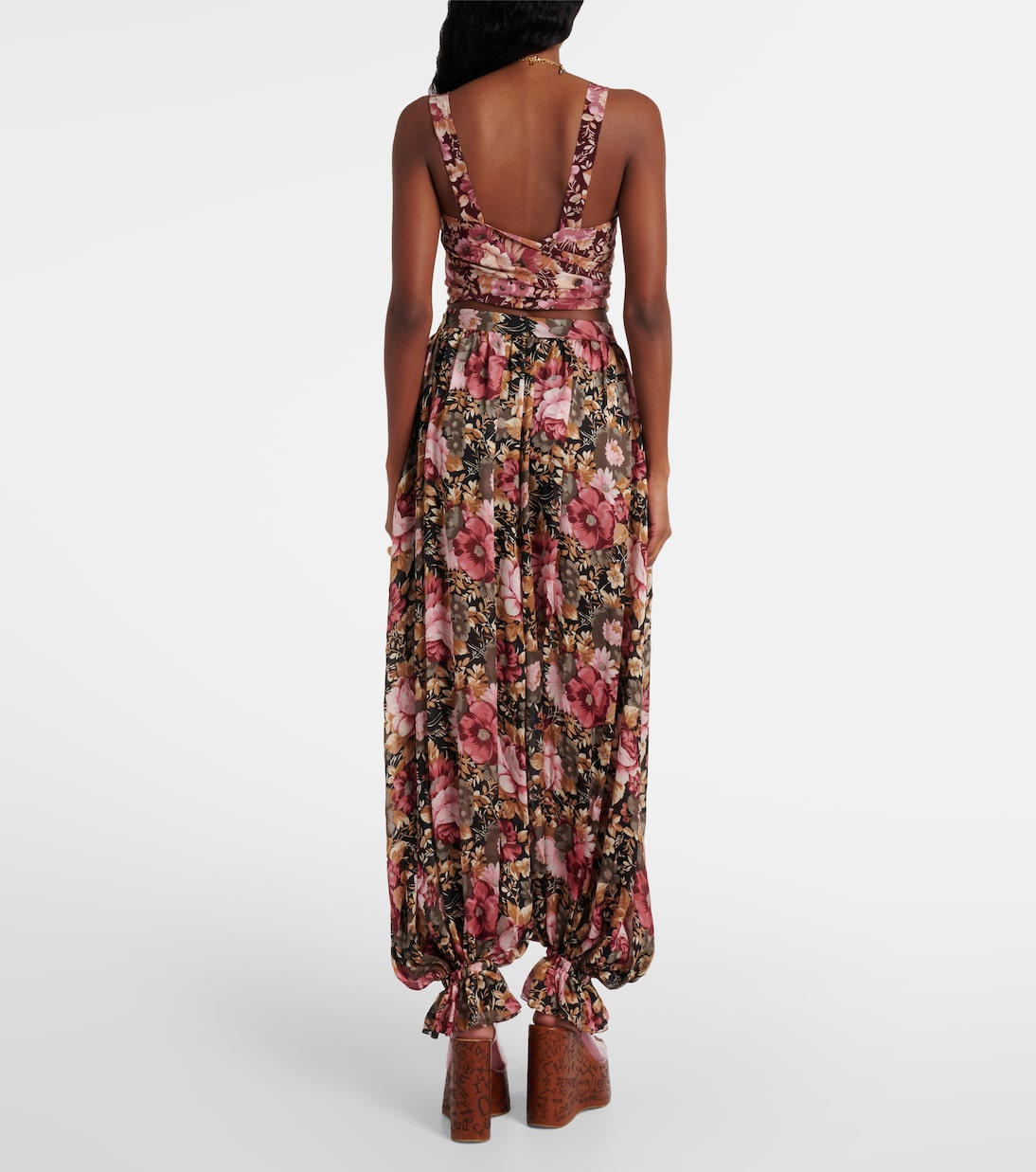 Top en crêpe de soie à fleurs | Chloé