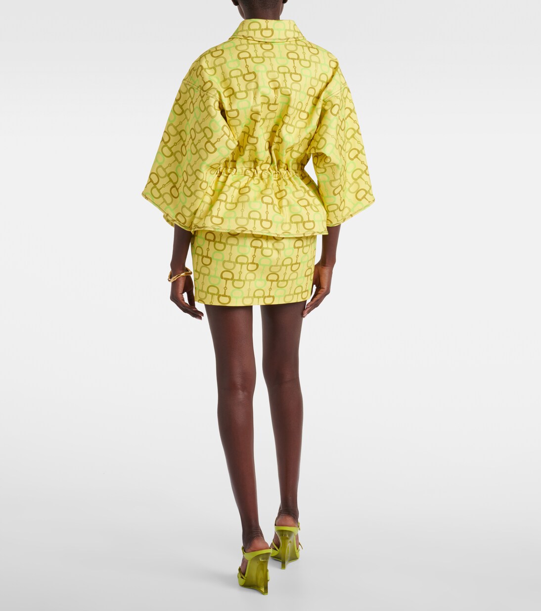 Chaqueta de algodón estampada | Gucci
