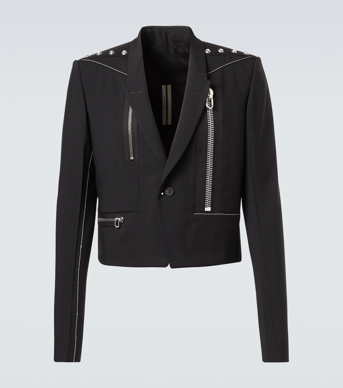Alice studded virgin wool blazer | Rick Owens