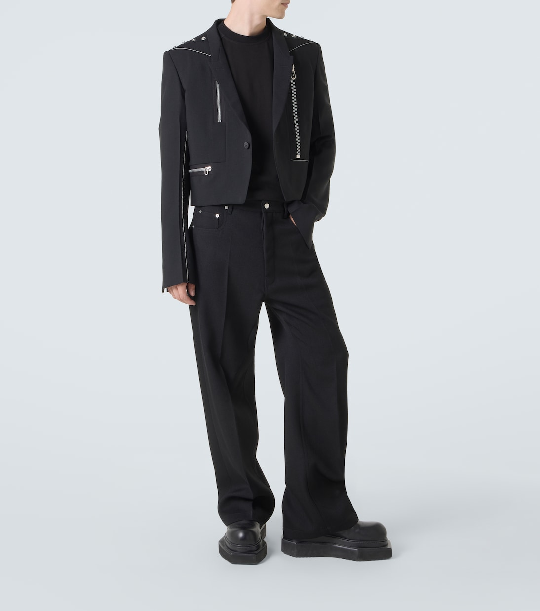 Alice studded virgin wool blazer | Rick Owens