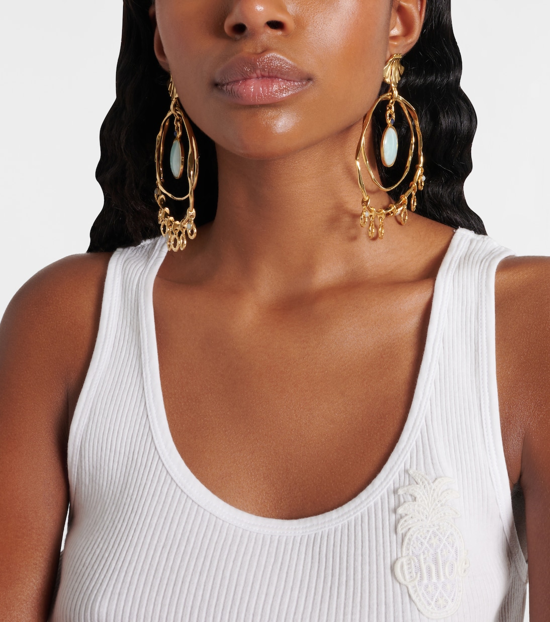 Embellished drop earrings | Chloé