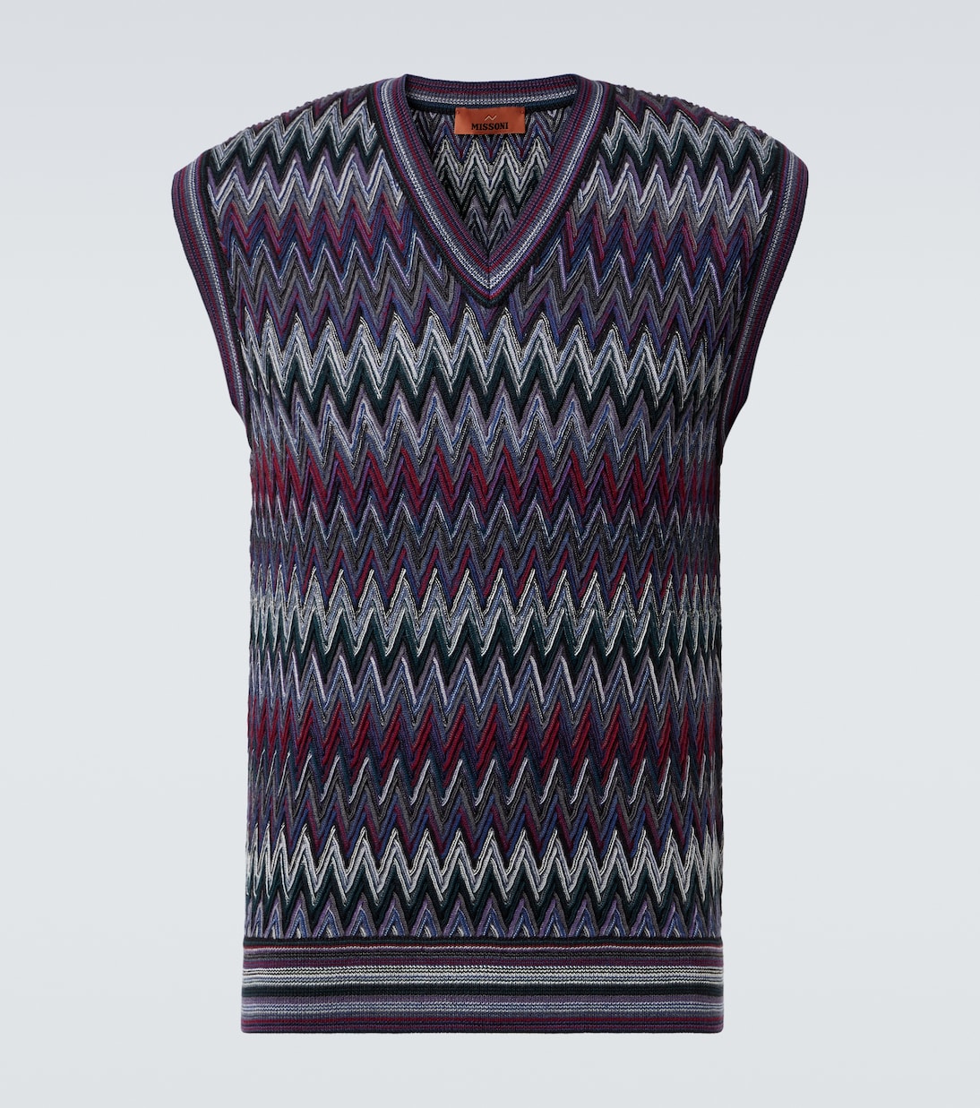Zigzag wool sweater vest | Missoni