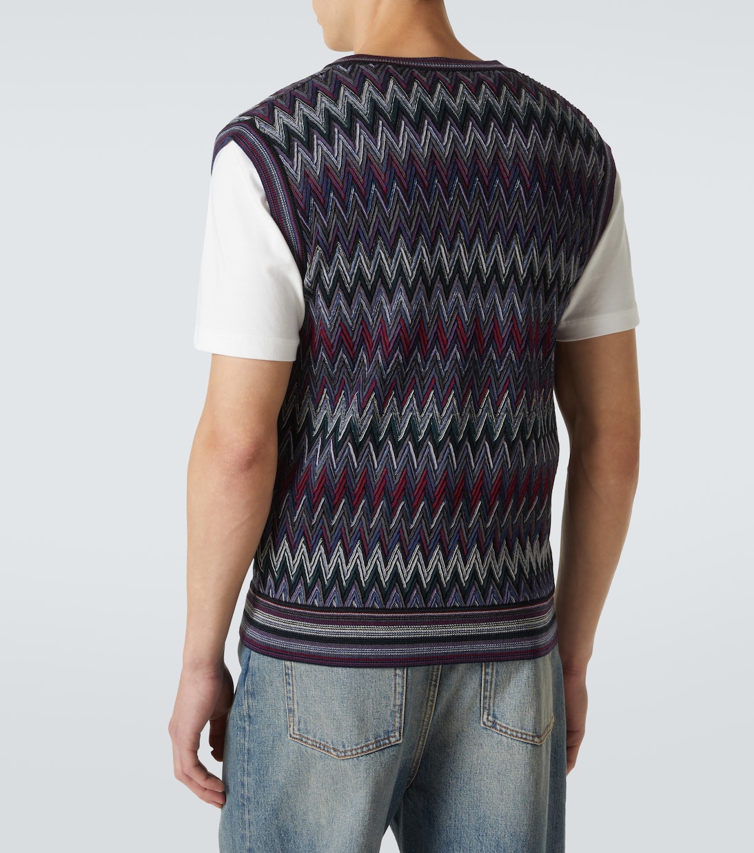 Zigzag wool sweater vest | Missoni